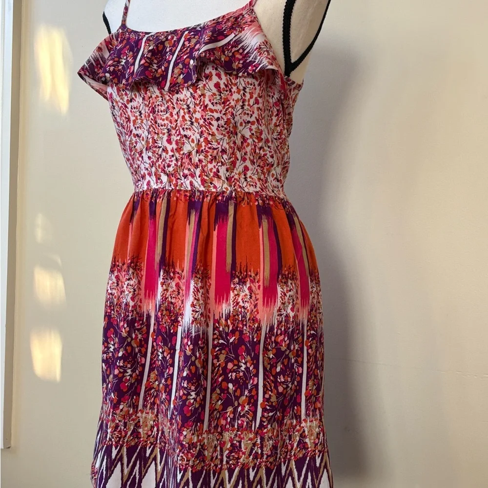 Xhilaration Multicolor Floral Mini Dress - Picture 12 of 14